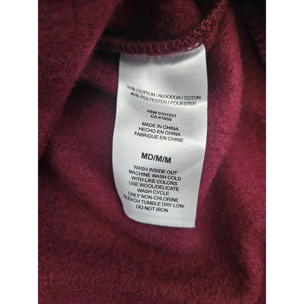 Stranger Things Hellfire Club Sweatshirt Adult Maroon Medium Pullover